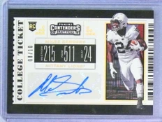 2019 Contenders Draft Picks College Building Blocks Miles Sanders Autograph #/10