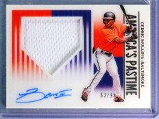 2019 Chronicles America's Pastime Cedric Mullins Jersey Autograph Auto #53/99