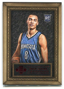 2014-15 Court Kings Portraits Ruby 72 Zach LaVine Rookie 4/99