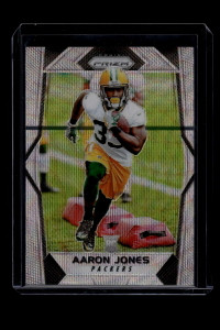 2017 Panini Prizm Prizms Blue Wave Refractor 288 Aaron Jones Rookie 86/149