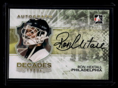 2010-11 ITG Decades 1980s Autographs ARH Ron Hextall Auto