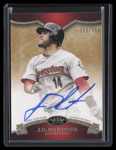 2012 Topps Tier One On The Rise Autographs JMA J. D. Martinez Auto 222/350