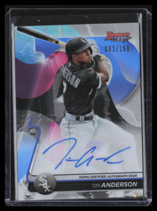 2020 Bowman's Best '20 Autographs Blue Refractor b20ta Tim Anderson Auto 62/150
