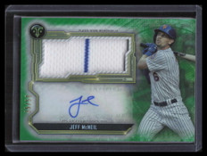2020 Topps Triple Threads Jumbo Autographs ASJRJM Jeff McNeil Jersey Auto 35/50