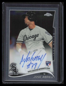 2014 Topps Chrome Rookie Autographs JA Jose Abreu Rookie Auto
