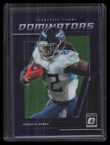2021 Donruss Optic Dominators Purple Stars Refractor 6 Derrick Henry 5/25