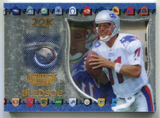 1997 Excalibur Game Helmets 22k 6 Drew Bledsoe /249
