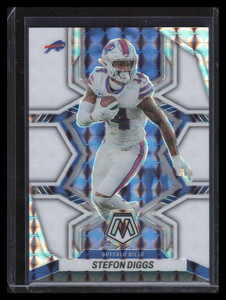 2022 Panini Mosaic Mosaic White Refractor 21 Stefon Diggs 4/25