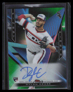 2020 Finest Firsts Autographs Green Wave Refractor Dylan Cease Rookie Auto 59/99