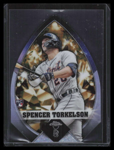 2022 Topps Chrome Ben Baller Diamond Die Cuts Gold Refractor Torkelson RC 38/50