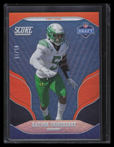 2022 Score NFL Draft First Down 7 Kayvon Thibodeaux Rookie 5/10