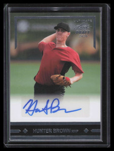 2020 Leaf Ultimate Draft '91 Gold Leaf Rookies glrhb1 Hunter Brown Rookie Auto