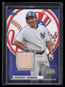 2010 Topps World Champion Relics JD Johnny Damon Bat 9/100