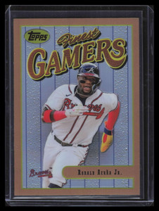 2023 Finest Flashbacks Refractor 48 Ronald Acuna Jr. FG Finest Gamers Bronze