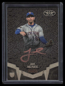 2019 Topps Tier One Break Out Autograph Bronze Ink Jeff McNeil Rookie Auto 10/25