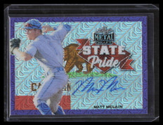 2021 Leaf Metal Draft State Pride Purple Mojo spmm2 Matt McLain Rookie Auto 2/7
