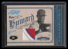 2011 Prime Cuts Materials Century Platinum 44 Ryan Howard Patch 10/10
