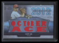 2012 Topps Triple Threads Flashback Relics fr7 Cliff Lee Dual Sided Jersey 16/36