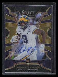 2020 Select Draft Signature Gold Refractor Donovan People-Jones Rookie Auto 7/10