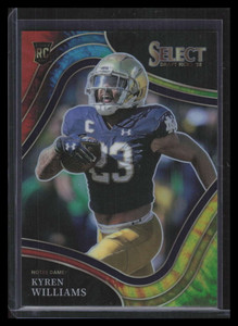 2022 Select Draft Picks Prizms Tie Dye Refractor 120 Kyren Williams Rookie 10/25