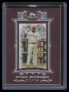 2007 Topps Sterling Framed Burgundy 137 Ryan Howard 11/14