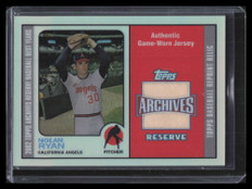 2002 Topps Archives Reserve Uniform Relics NR Nolan Ryan 73 Jersey