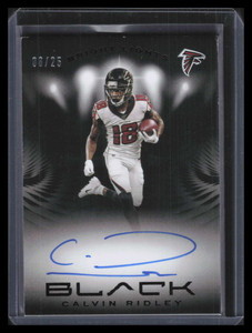 2020 Panini Black Bright Lights Signatures 22 Calvin Ridley Auto 8/25