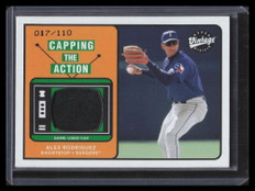 2003 Upper Deck Vintage Capping the Action AR Alex Rodriguez Cap Hat 17/110
