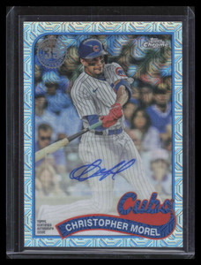 2024 Topps '89 Silver Pack Chrome Autographs Christopher Morel Rookie Auto /199