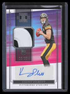 2022 Panini Impeccable Patch Autographs 11 Kenny Pickett Rookie Patch Auto 6/99