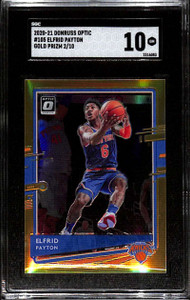 2020-21 Donruss Optic Gold Refractor 105 Elfrid Payton 2/10 SGC 10 GM