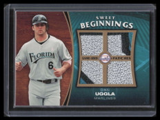 2006 Sweet Spot Update Sweet Beginnings Patches SWDU Dan Uggla Rookie Quad Patch
