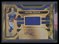 2023 Panini Gold Standard 207 Dalton Kincaid Rookie Jersey Auto 12/199