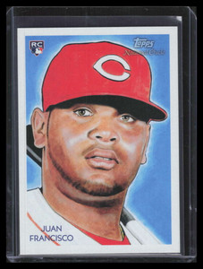 2010 Topps National Chicle Umbrella Red Back 273 Juan Francisco Rookie 1/1