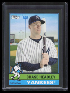 2015 Topps Archives Black 180 Chase Headley 1/1