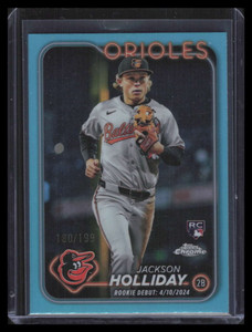 2024 Topps Chrome Update Aqua Refractor usc89 Jackson Holliday Rookie 180/199