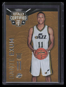 2014-15 Totally Certified Platinum Gold 145b Dante Exum Rookie 3/10