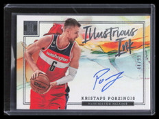 2022-23 Panini Impeccable Illustrious Ink 17 Kristaps Porzingis Auto 44/99