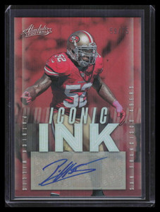 2023 Absolute Iconic Ink Red 14 Patrick Willis Auto 59/75