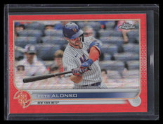 2022 Topps Chrome Orange Wave Refractor 209 Pete Alonso 2/25