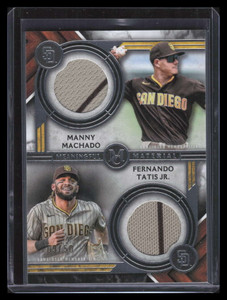 2022 Topps Museum Collection Meaningful Material Tatis Machado Dual Jersey 9/50