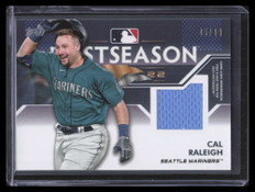 2023 Topps Postseason Performance Relics PPRCR Cal Raleigh Jersey 45/99
