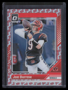 2024 Donruss Optic 100 One Hundred Emoji Refractor 38 Joe Burrow