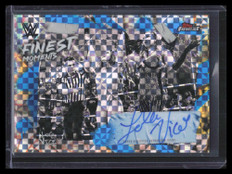2025 Finest Moments Signatures Checkerboard Blue Refractor Lola Vice Auto 8/75