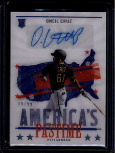 2022 Panini Chronicles America's Pastime Autographs Oneil Cruz Rookie Auto 19/99