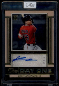2025 Panini Three and Two Day One Autographs 5 Kristian Campbell RC Auto 15/38