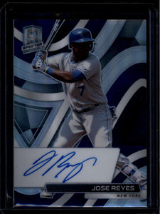 2022 Panini Chronicles Spectra Signatures 17 Jose Reyes Auto 6/25
