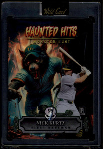 2025 Wild Card Haunted Hits Monster Hunter Werewolf HHJWWNK Nick Kurtz RC 5/9