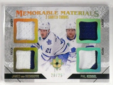 14-15 Ultimate James Van Riemsdyk Kessel quad patch jersey #D20/25