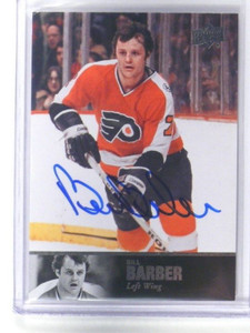 11-12 Ultimate Collection Legends Bill Barber auto autograph #AL-19
